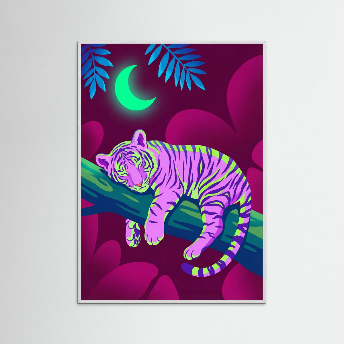 White Wood Sleepy Jungle Dream