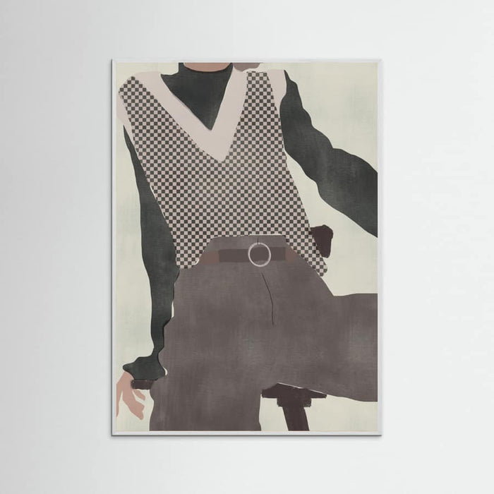 Slender Figure Poster – Poster und Kunstdruck