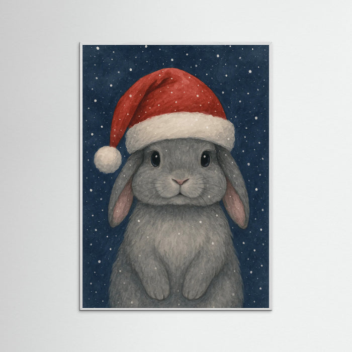 White Wood Snowy Bunny