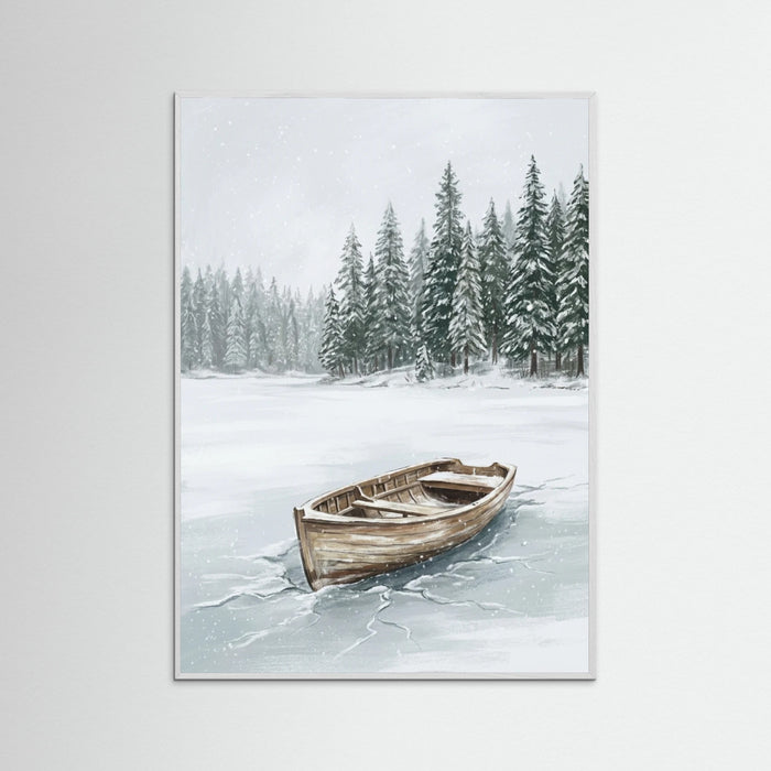 White Wood Snowy Retreat