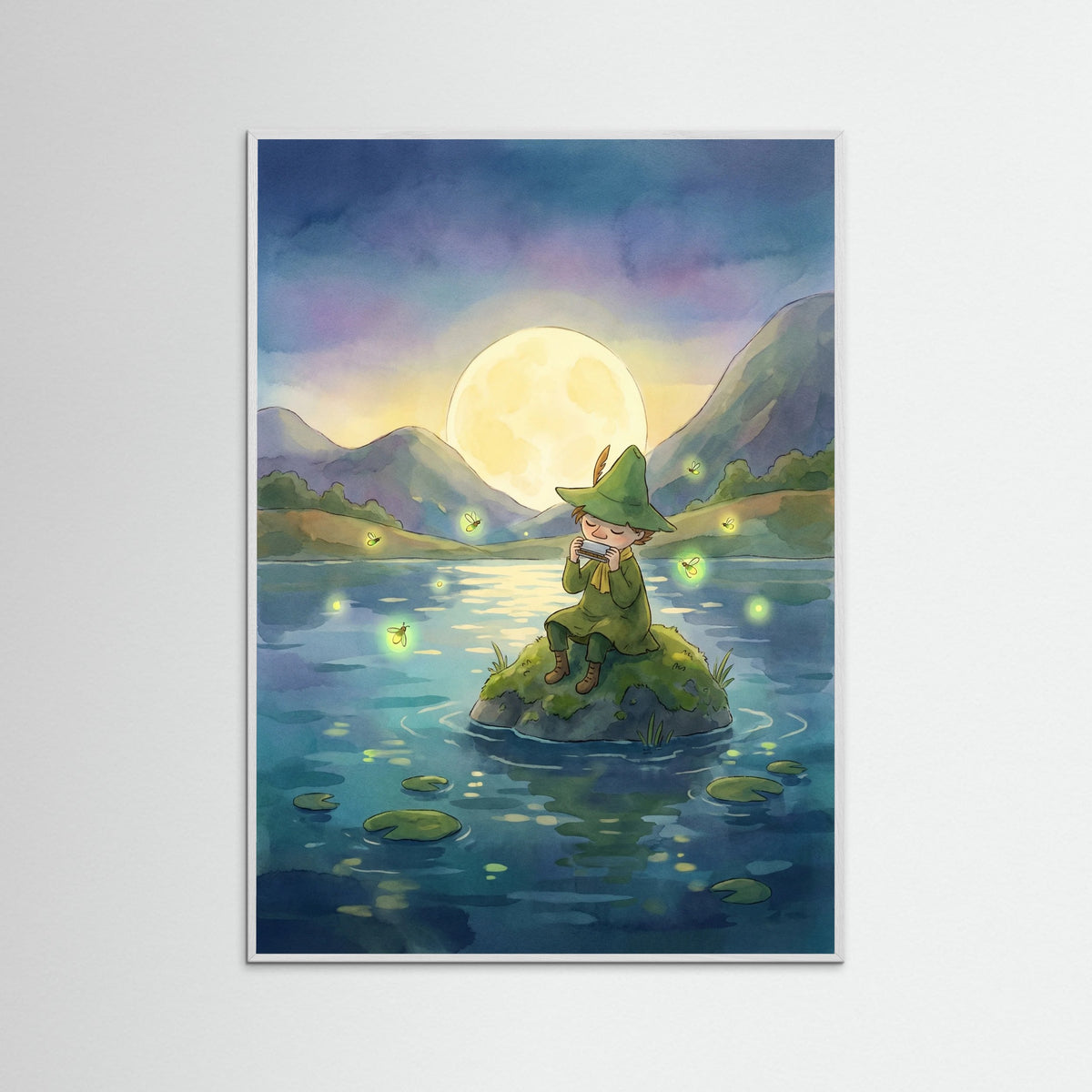 White Wood Snufkins Serene Moment