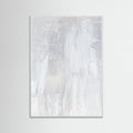 Soft Muted Gray Brushstrokes Poster – Poster und Kunstdruck