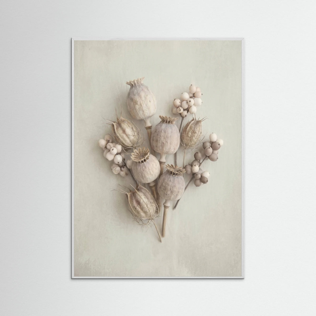 White Wood Soft Petal Reverie