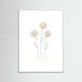 White Wood Soft Petal Sketch