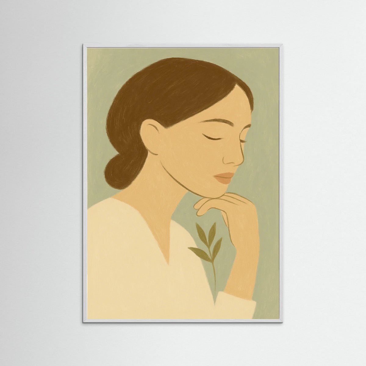 White Wood Soft gaze