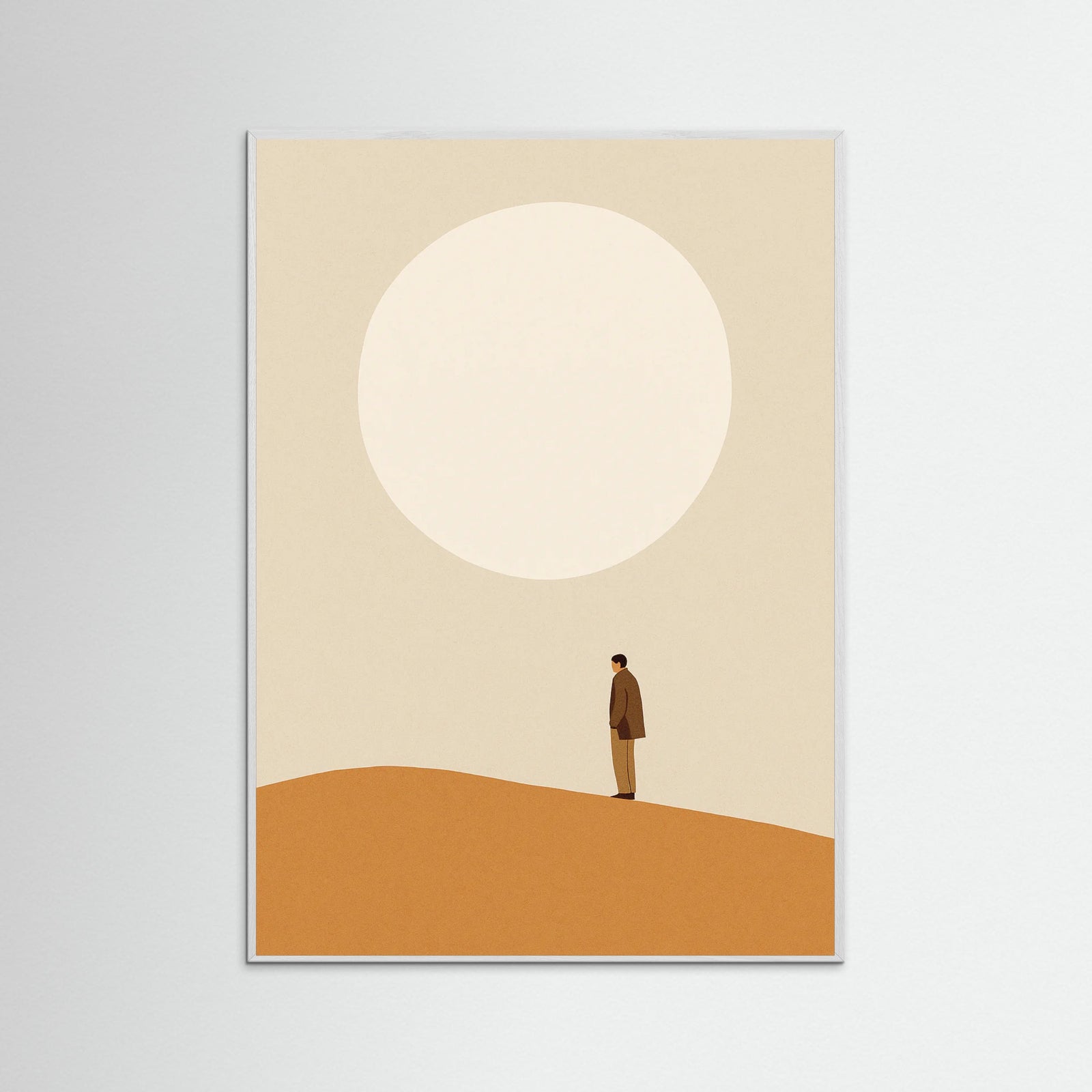 White Wood Solitary Wanderer