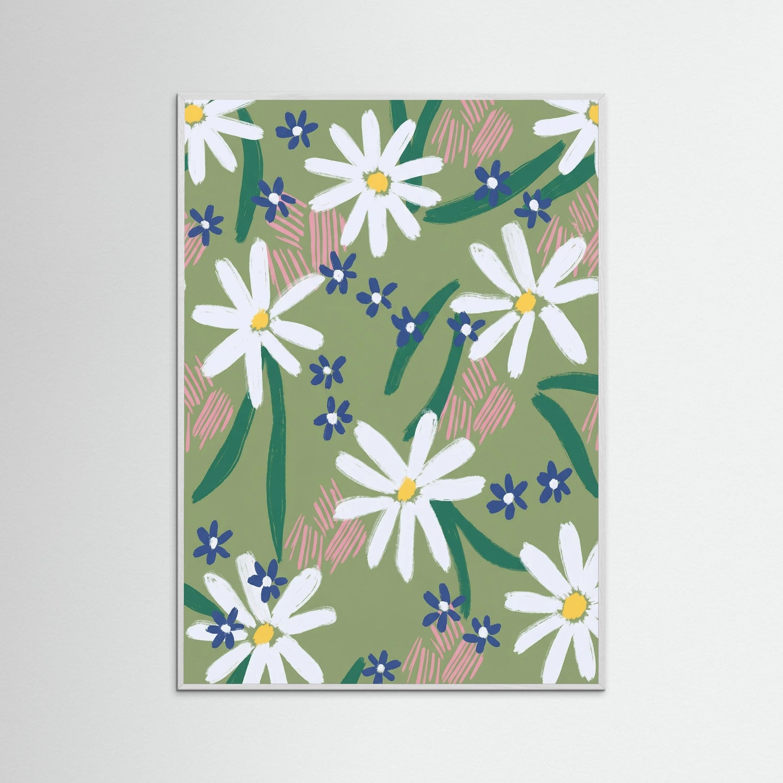 White Wood Spring Meadow Flora