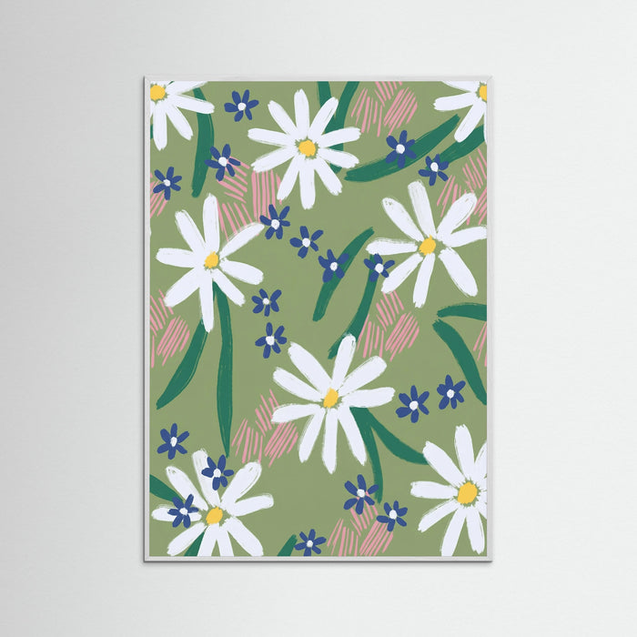 White Wood Spring Meadow Flora
