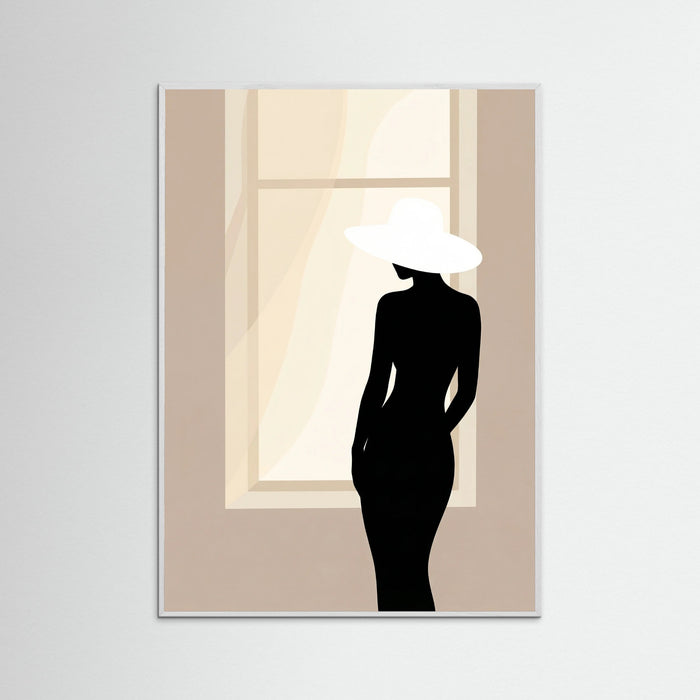 White Wood Spring Silhouettes