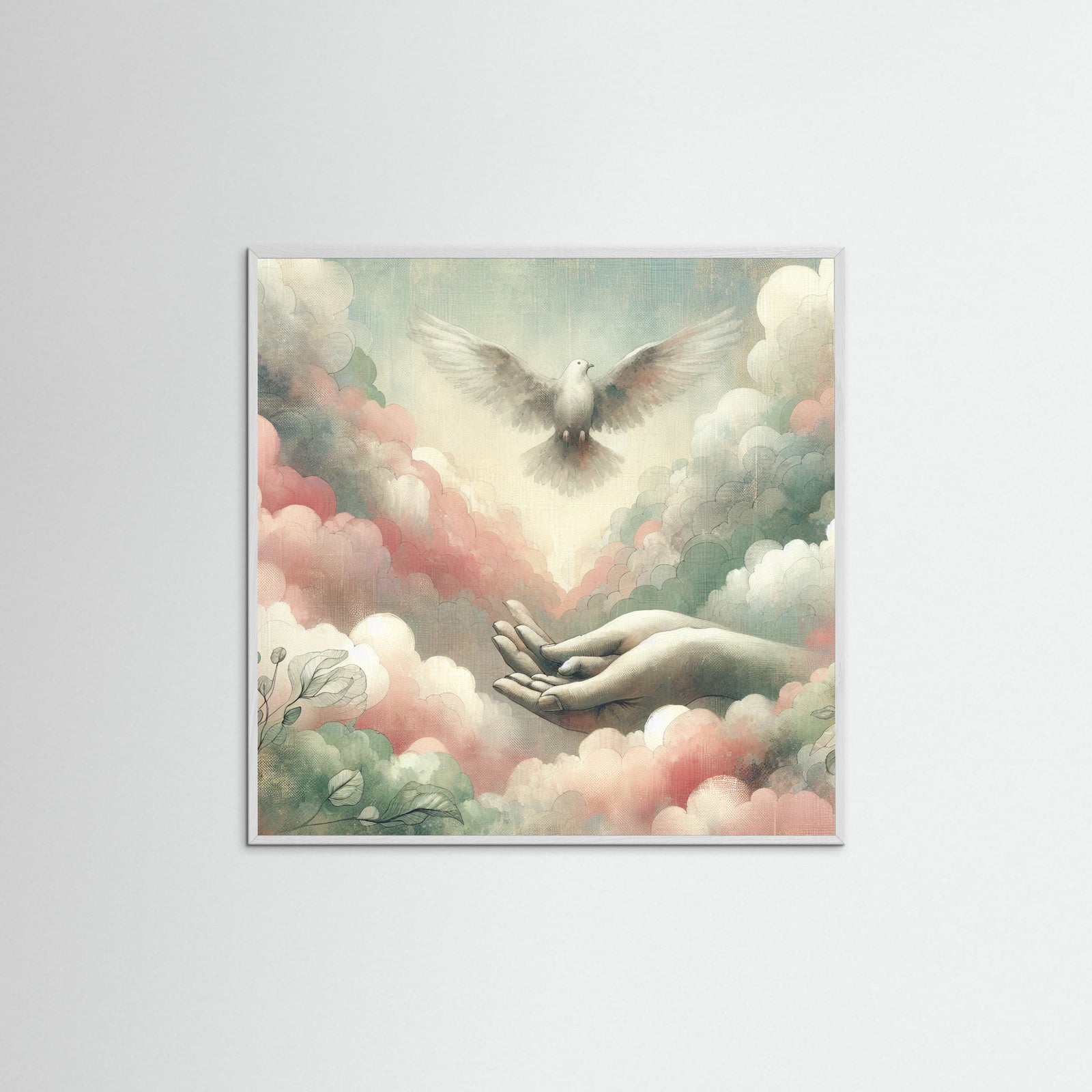 White Wood Square Flight Dream