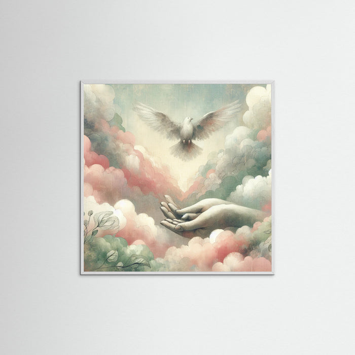 White Wood Square Flight Dream