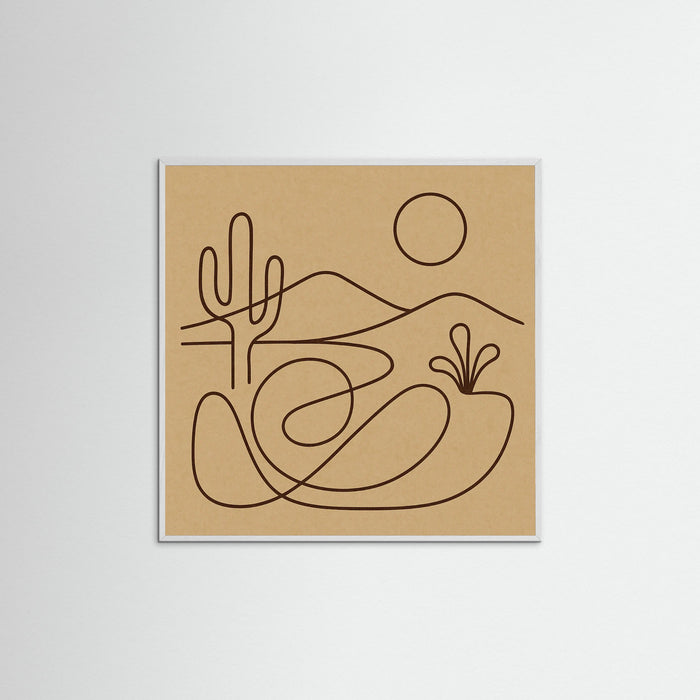White Wood Square Fluid Conversation