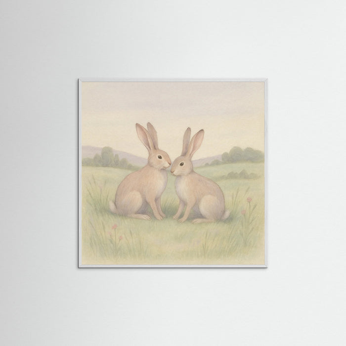 White Wood Square Gentle Meadow