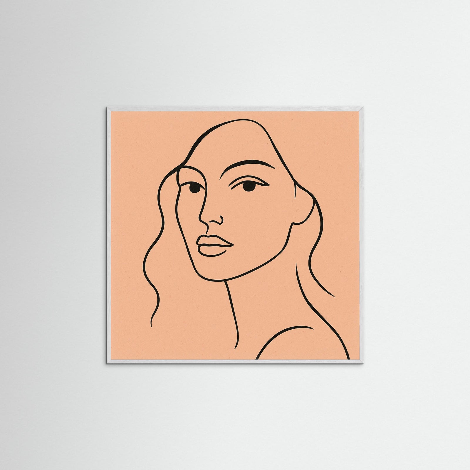 White Wood Square Line Essence
