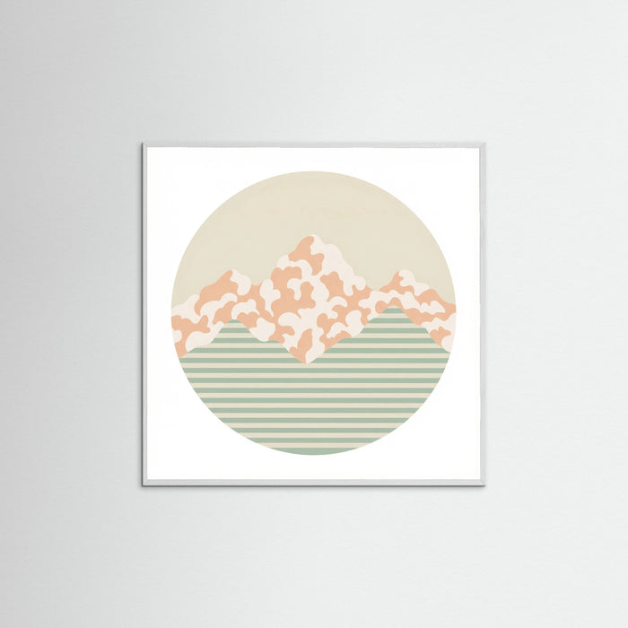 White Wood Square Soft Patterns