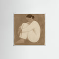 White Wood Square Solitude