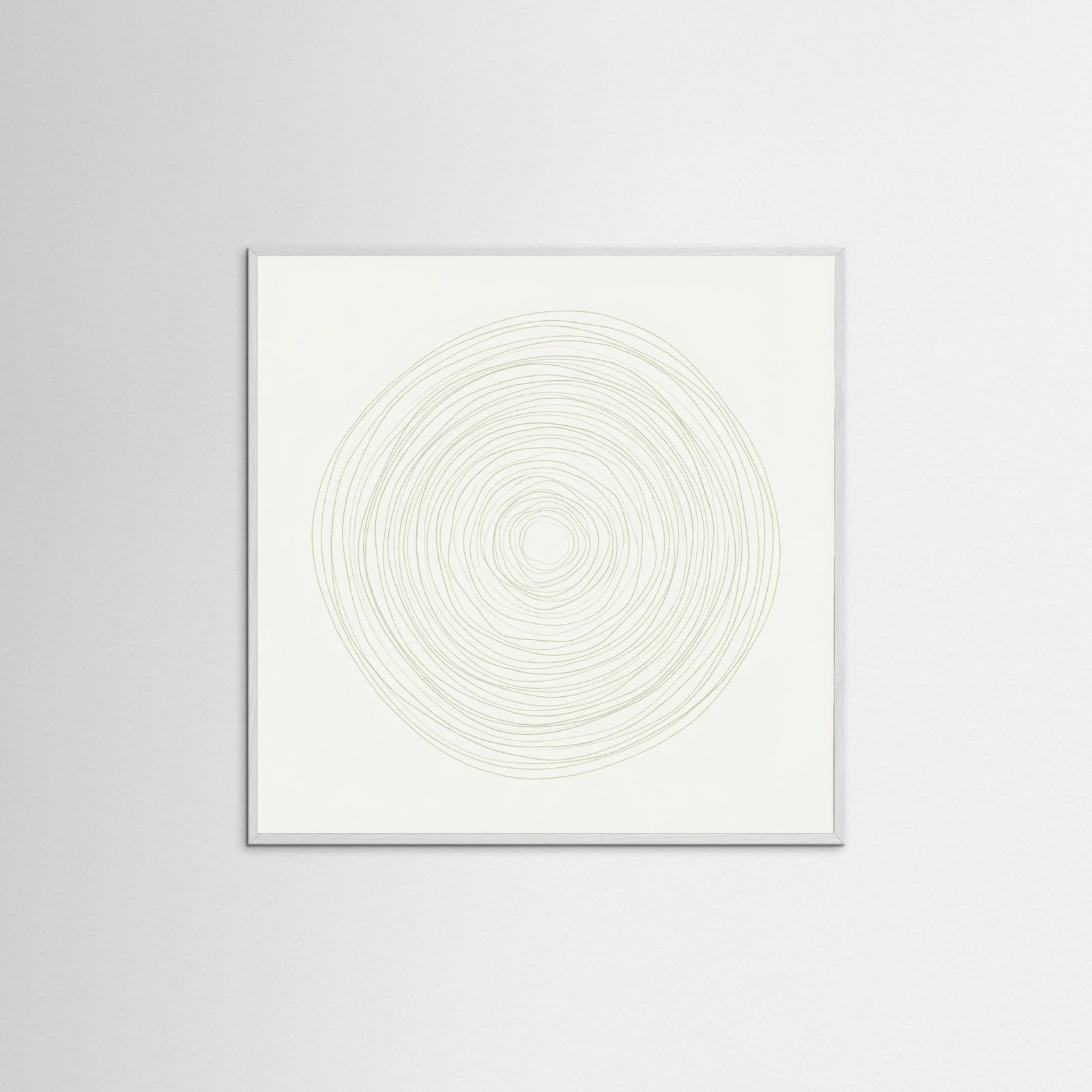 White Wood Square Subtle Rhythm