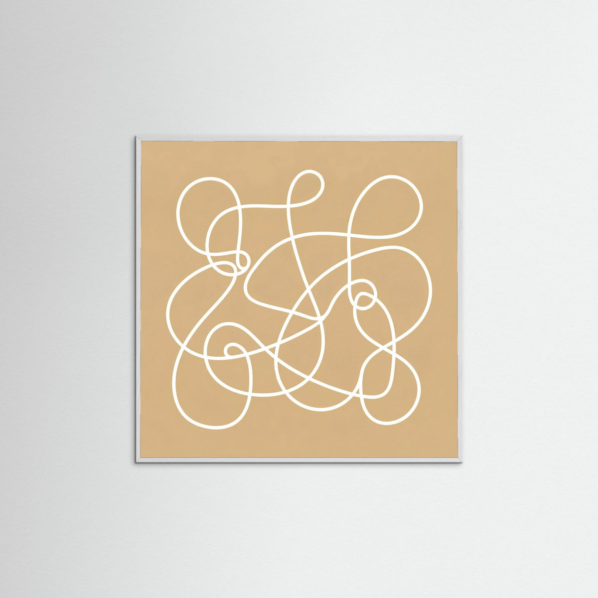 White Wood Square Verdant Gesture