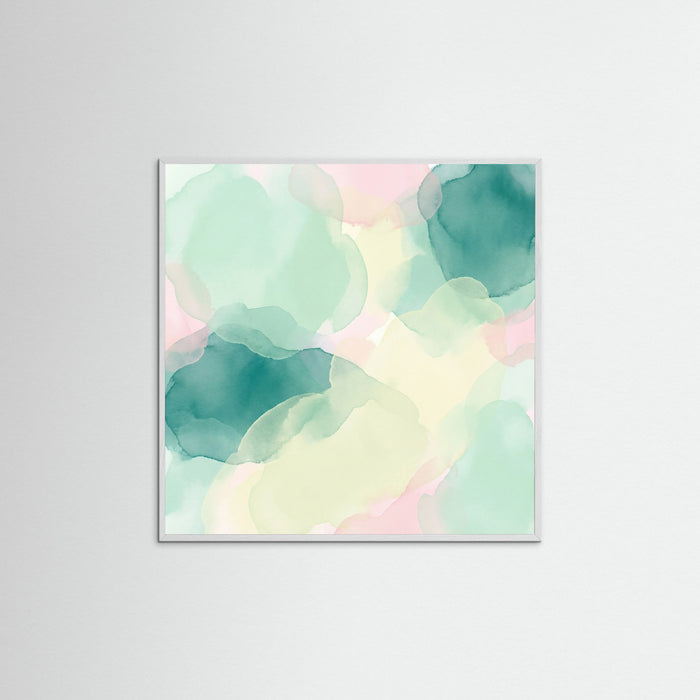 White Wood Square Veridian Hues
