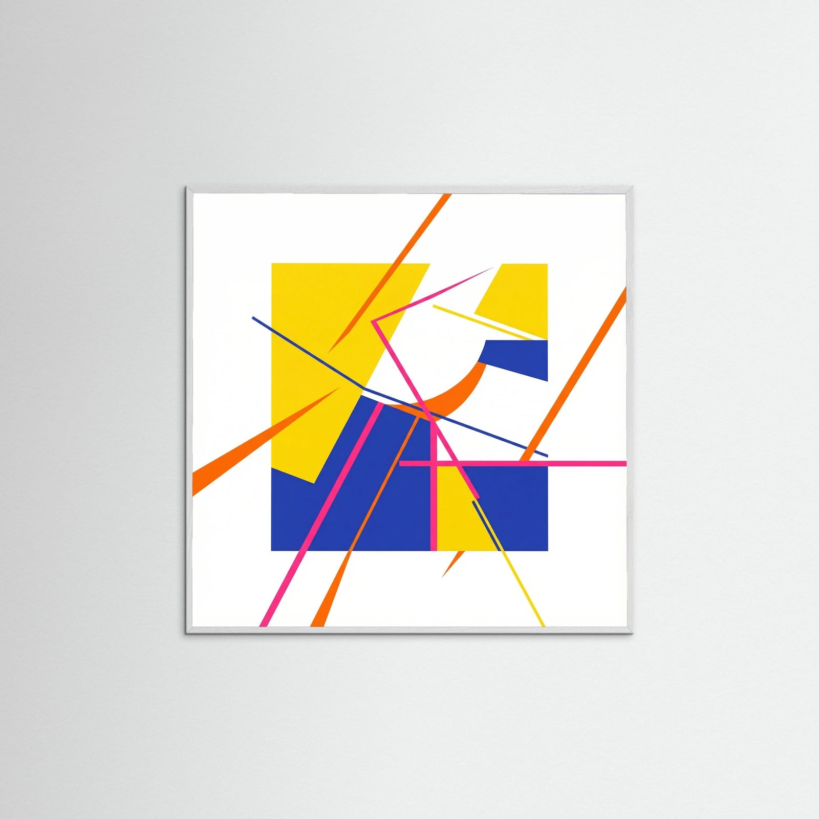 White Wood Square Vivid Harmony