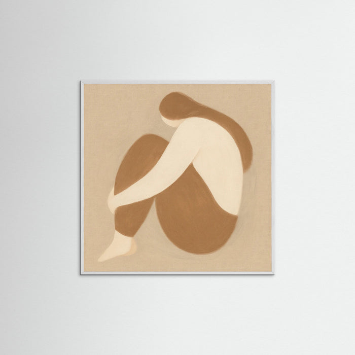 White Wood Square Warm Shape