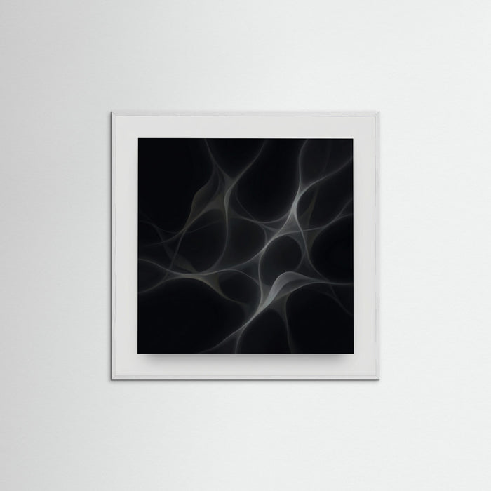 White Wood Square Whispering Forms