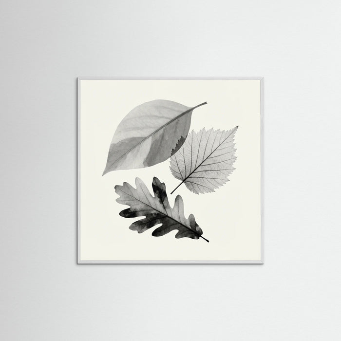 White Wood Square Whispering Petals