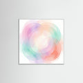 White Wood Square Woven Aura