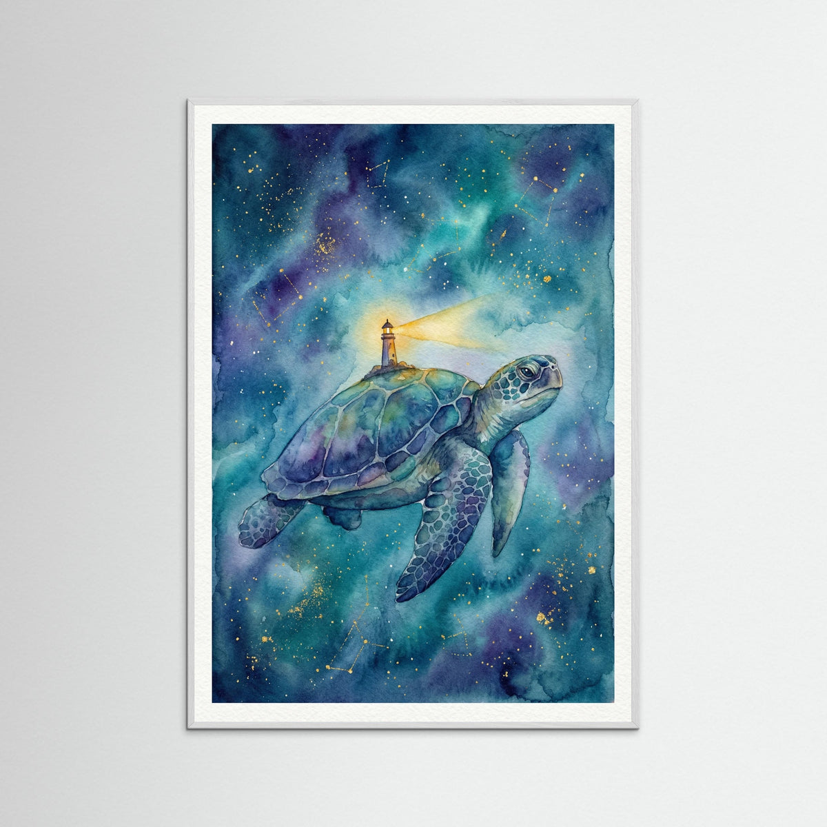 White Wood Starry Whale Companion