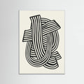 Poster Striped Abstract In Black – poster e stampa artistica