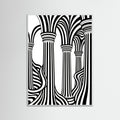 White Wood Striped Grace