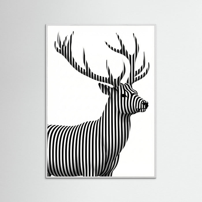 White Wood Striped Muse