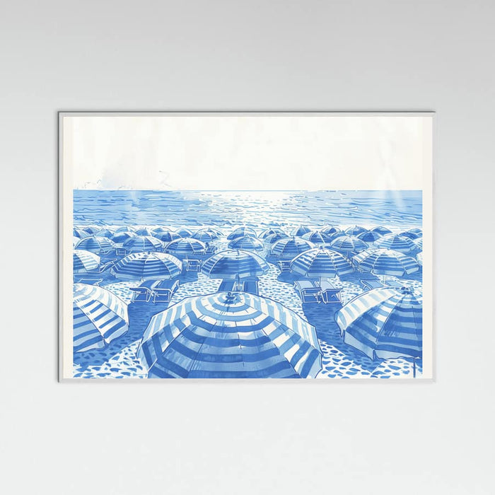 Plakat Striped Umbrellas – plakat i druk artystyczny
