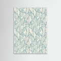 White Wood Stylized Ocean Pattern