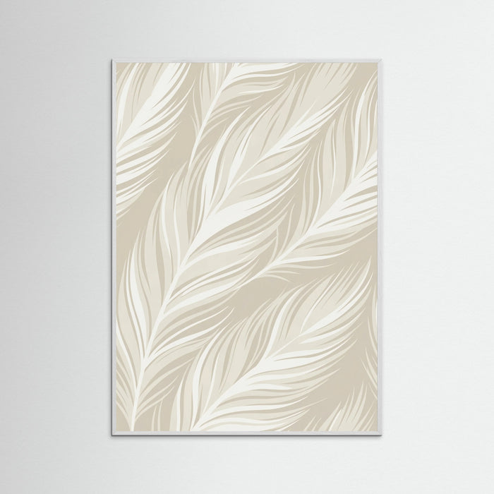 White Wood Subtle Botanical Flow