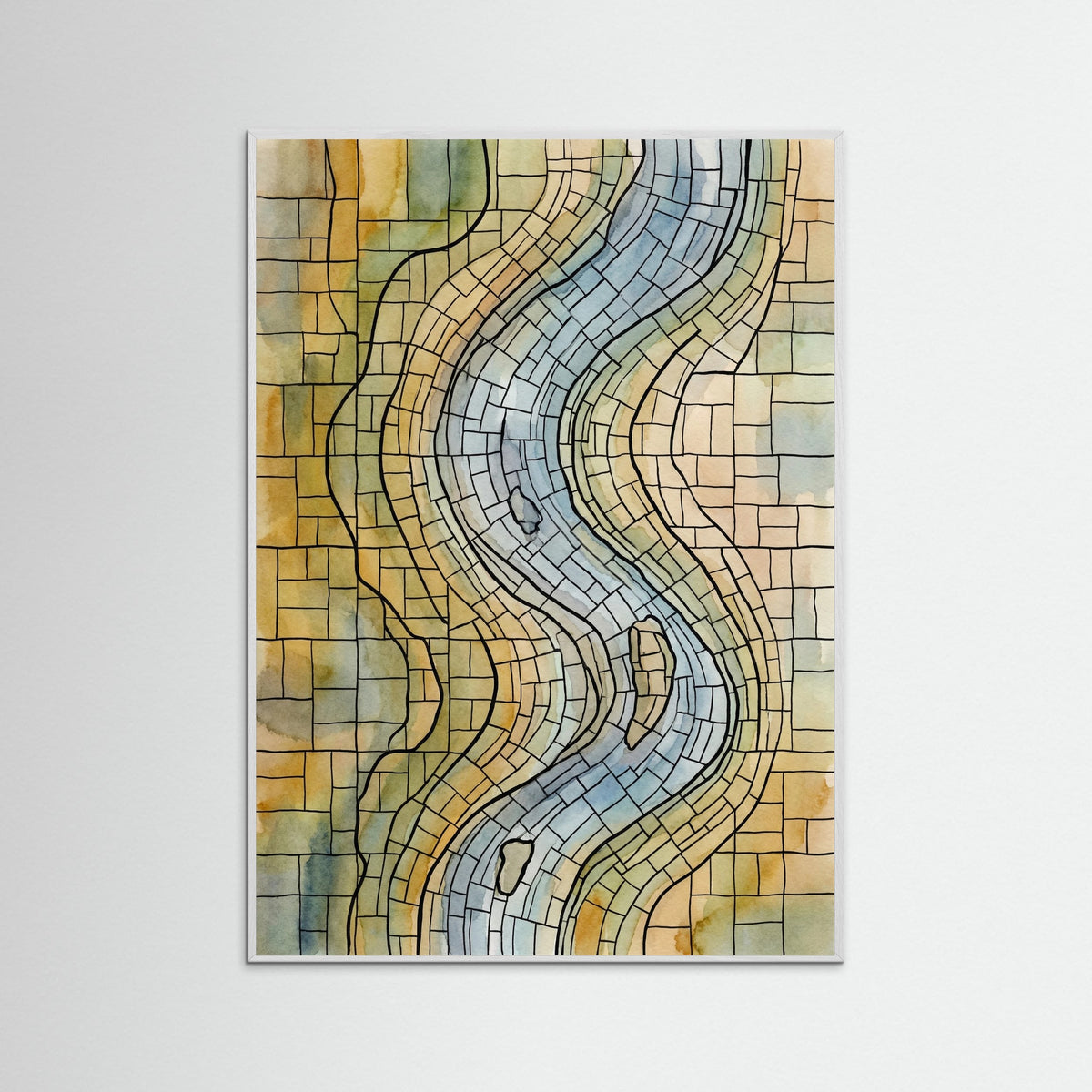 White Wood Subtle Tessellations