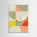 White Wood Summer Circles22 1 V Poster