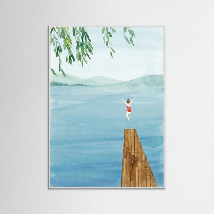 White Wood Summer Leap