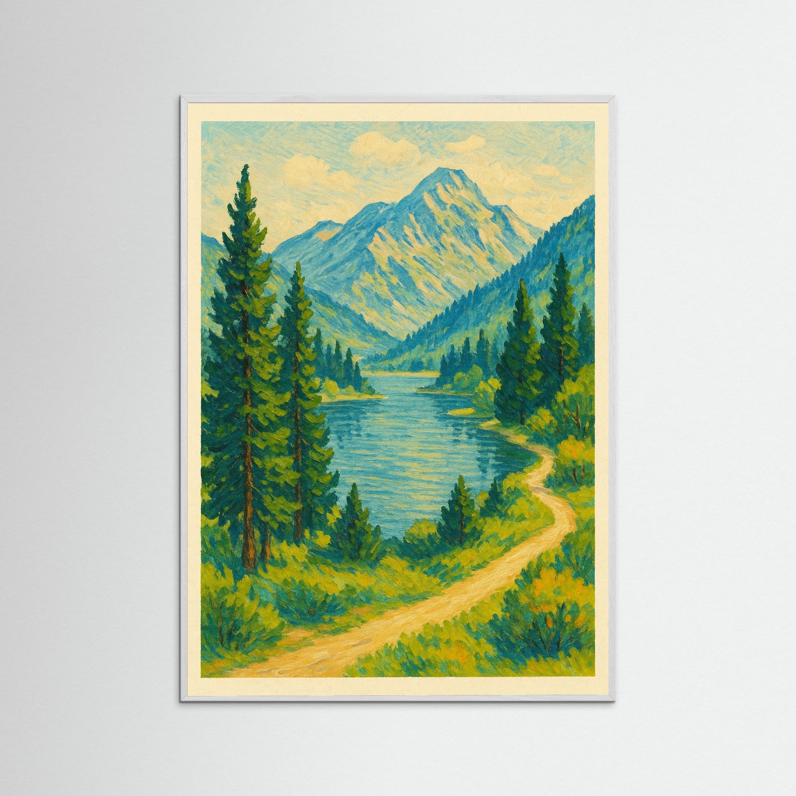 White Wood Summer Meadow Bliss