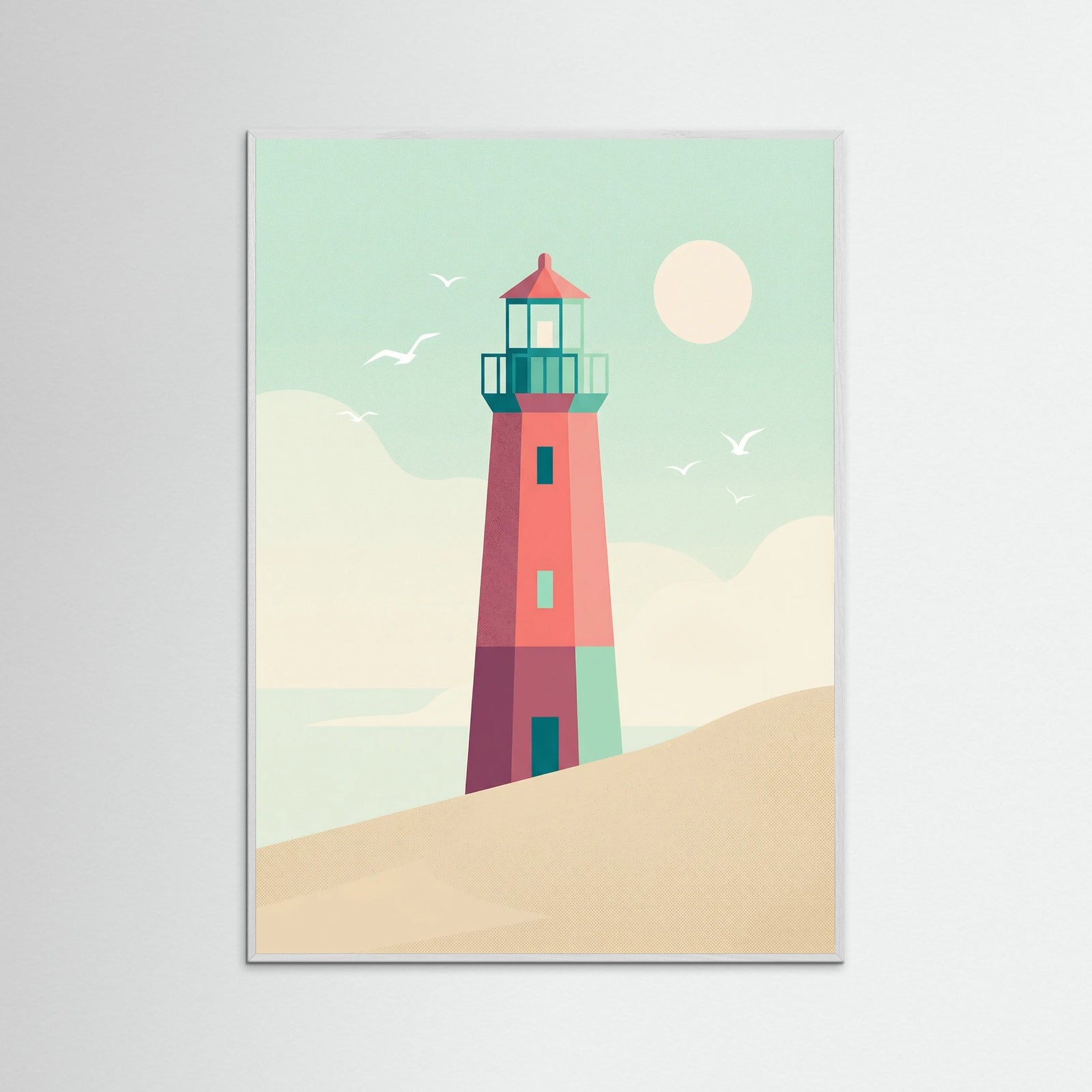 White Wood Summer Shoreline