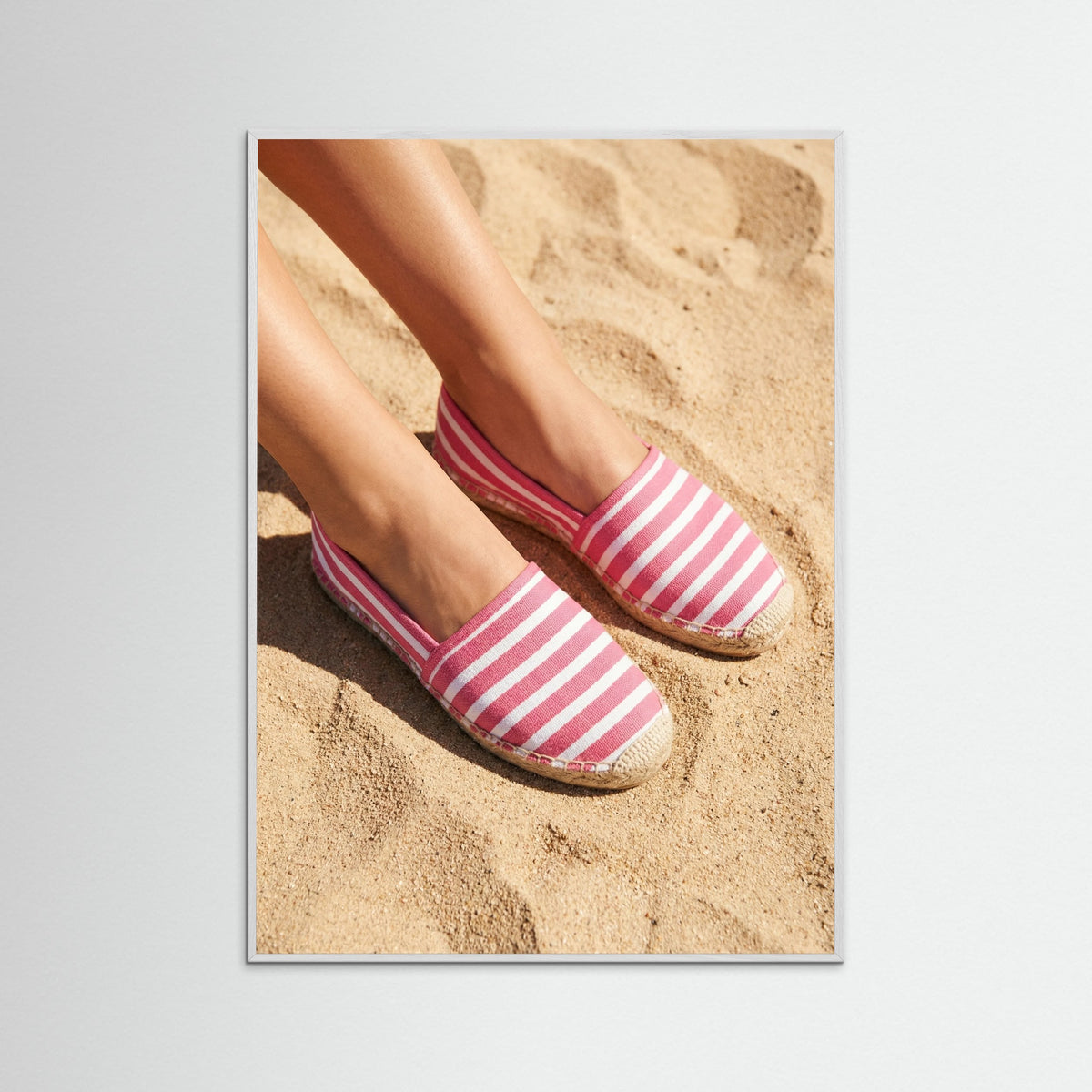 White Wood Summer Stripes