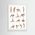 White Wood Sun Salutation Flow