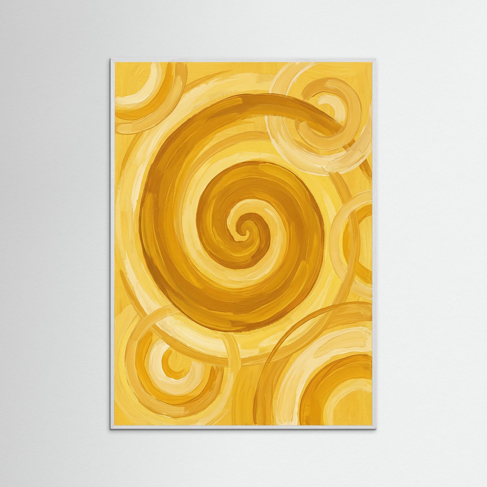 White Wood Sunlit Rings