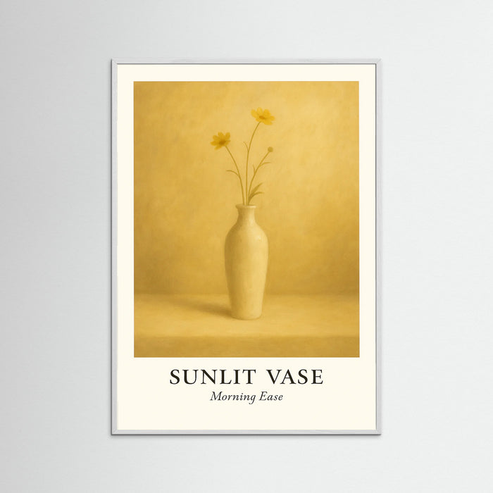 White Wood Sunlit vase