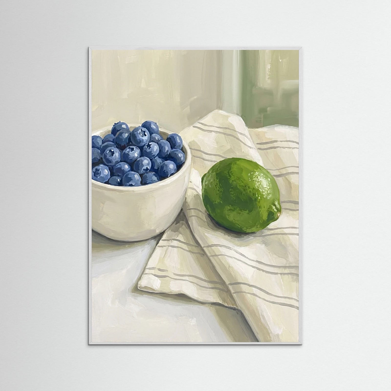 White Wood Sunny Citrus Bloom