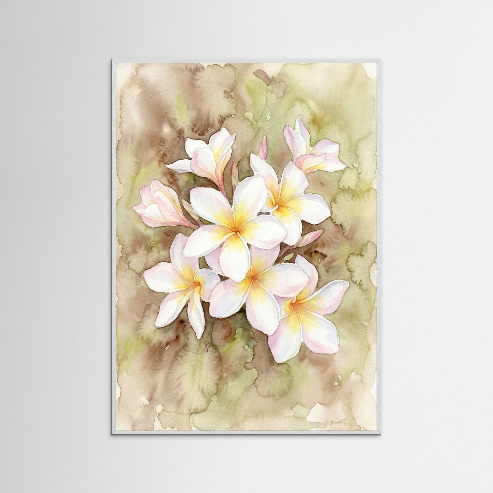 White Wood Sunny Hibiscus