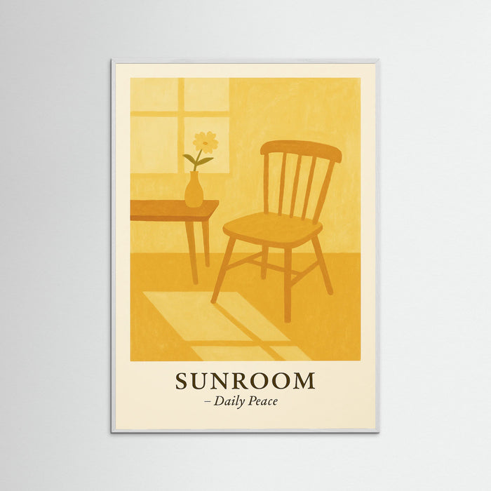 White Wood Sunroom