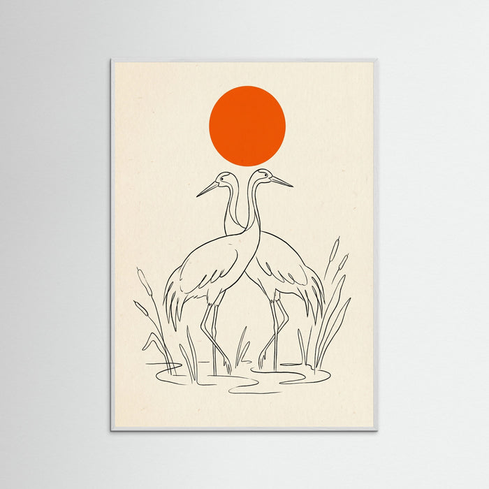 White Wood Sunset Companions