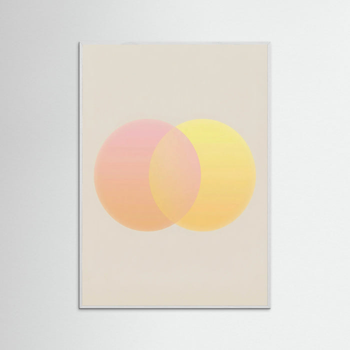 White Wood Sunset Gradient Orb