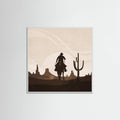 White Wood Sunset Poster
